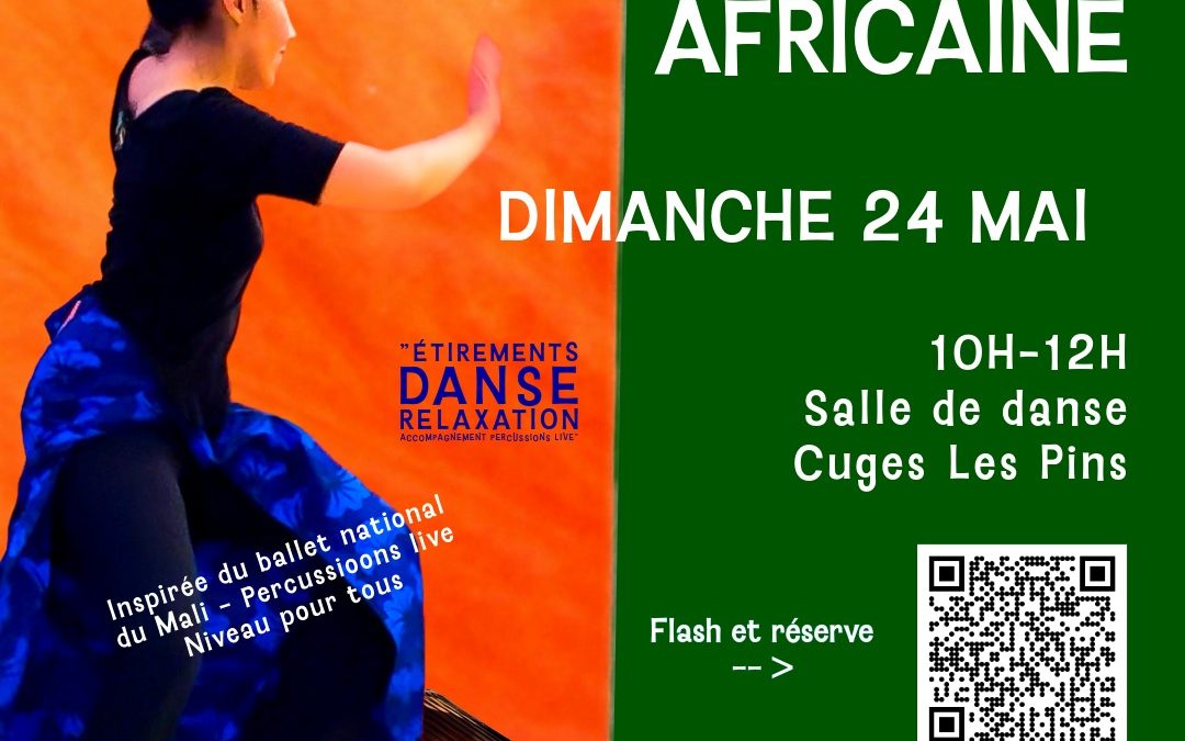 Stage Danse Africaine 24 Mai 2026 à Cuges-les-Pins (13)